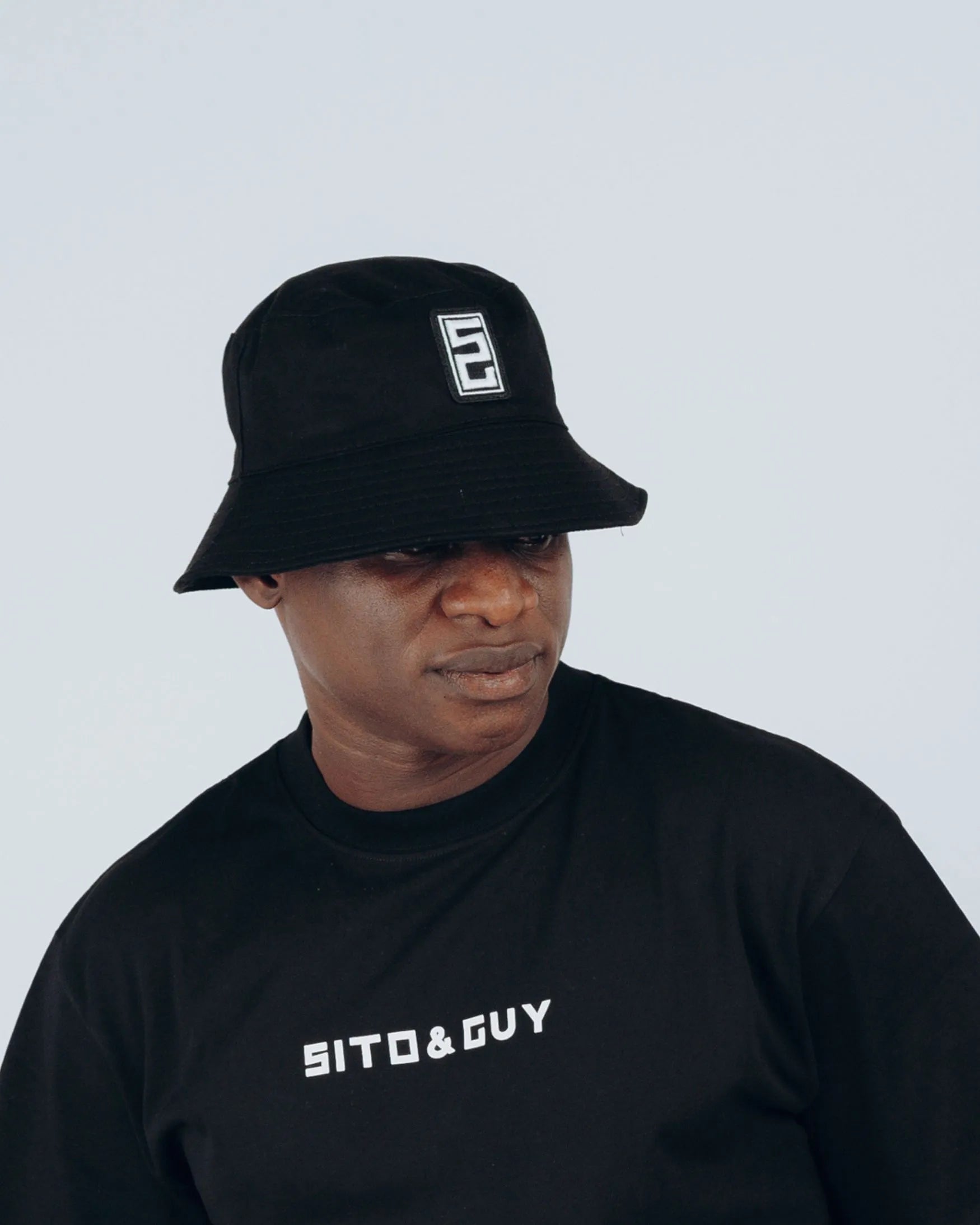 Sito & Guy Icon Bucket Cap in Black - Preorder