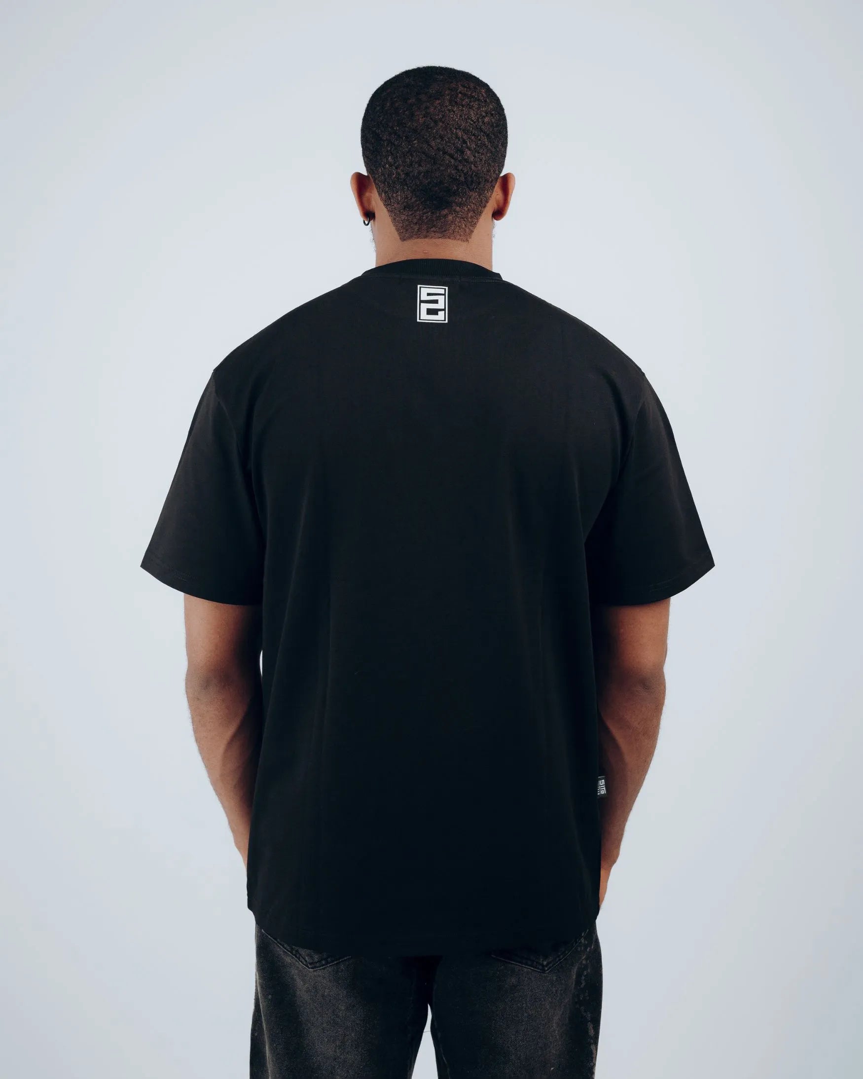 Icon Grid T-Shirt in Black