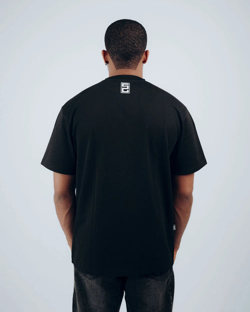 Icon Grid T-Shirt in Black