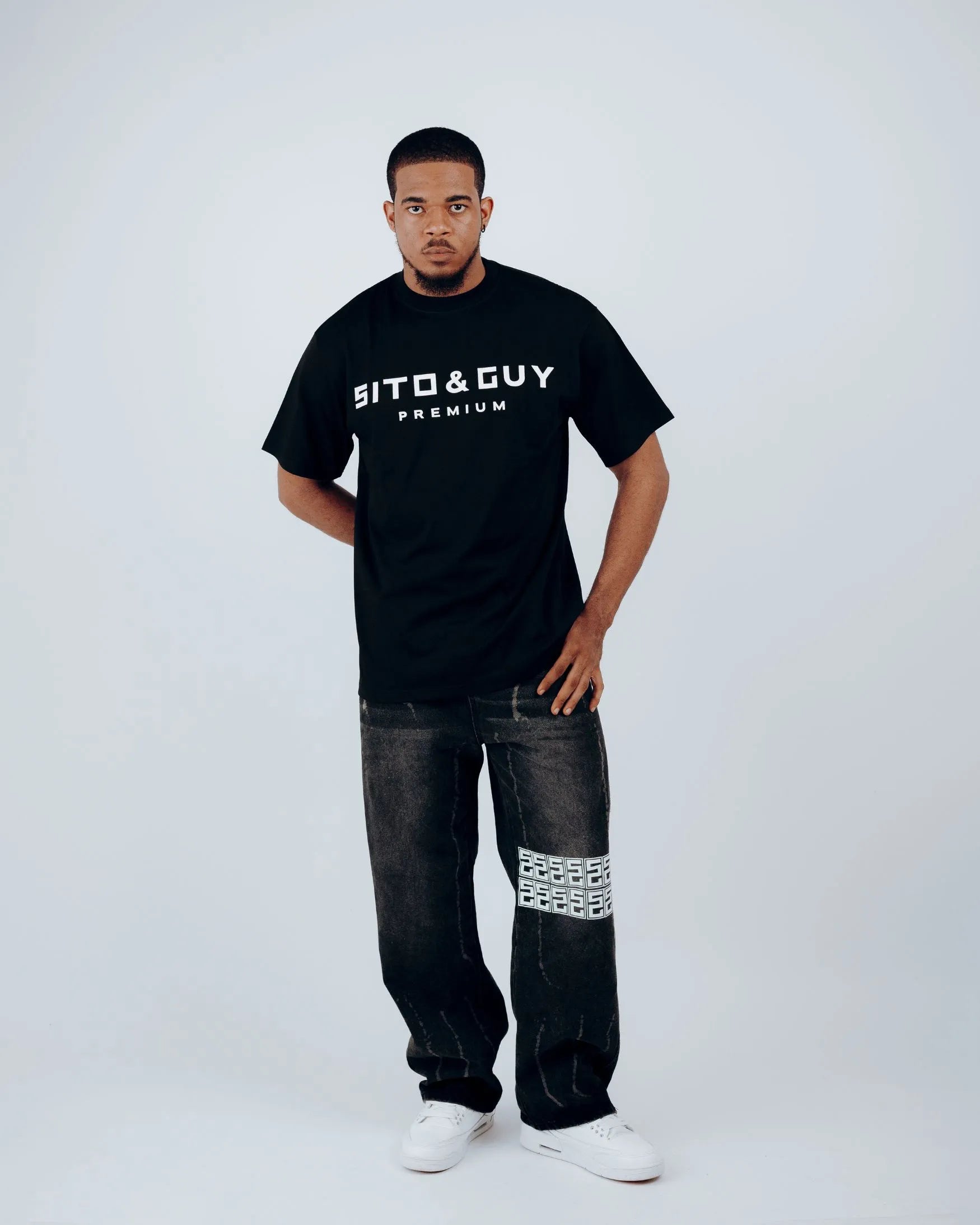 Sito & Guy Premium T-Shirt in Black