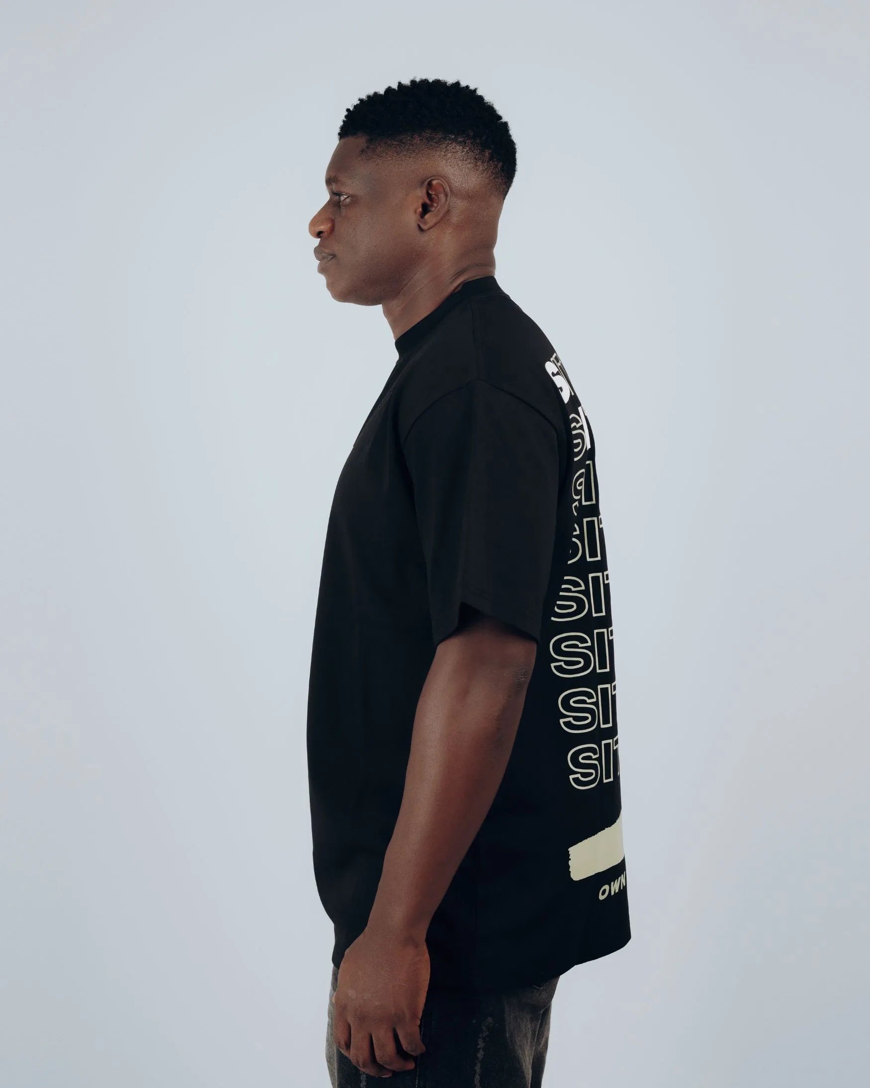 Sito & Guy Urban Stamp T-Shirt in Black