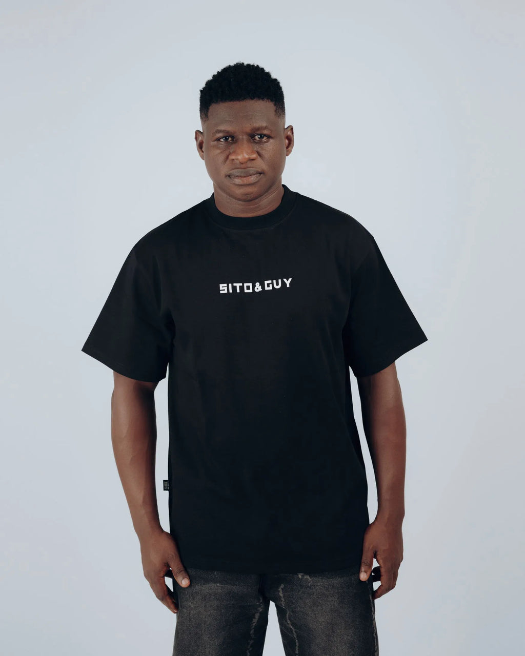 Sito & Guy Urban Stamp T-Shirt in Black