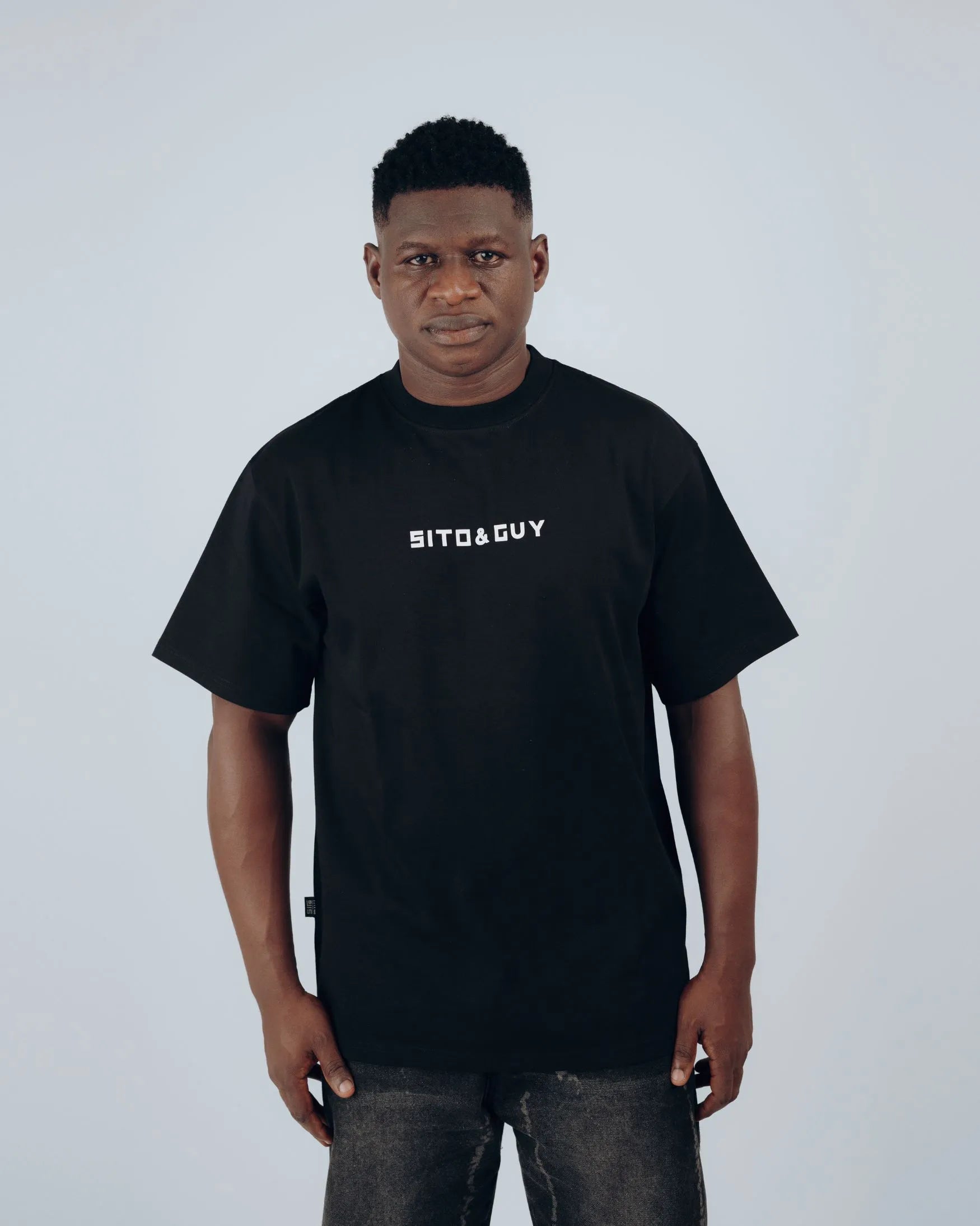 Sito & Guy Urban Stamp T-Shirt in Black
