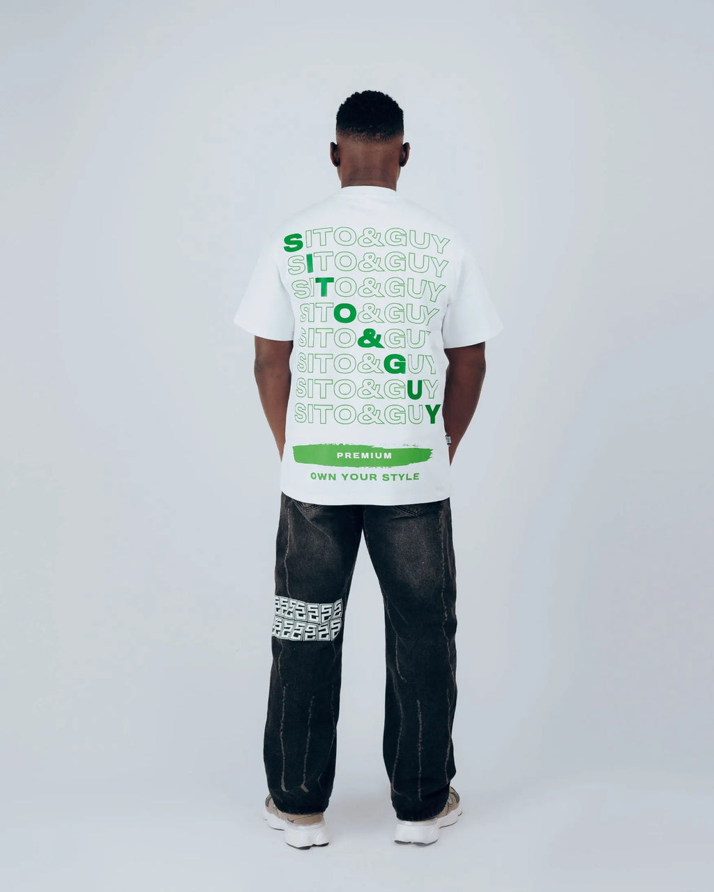 Sito & Guy Urban Stamp T-Shirt in White