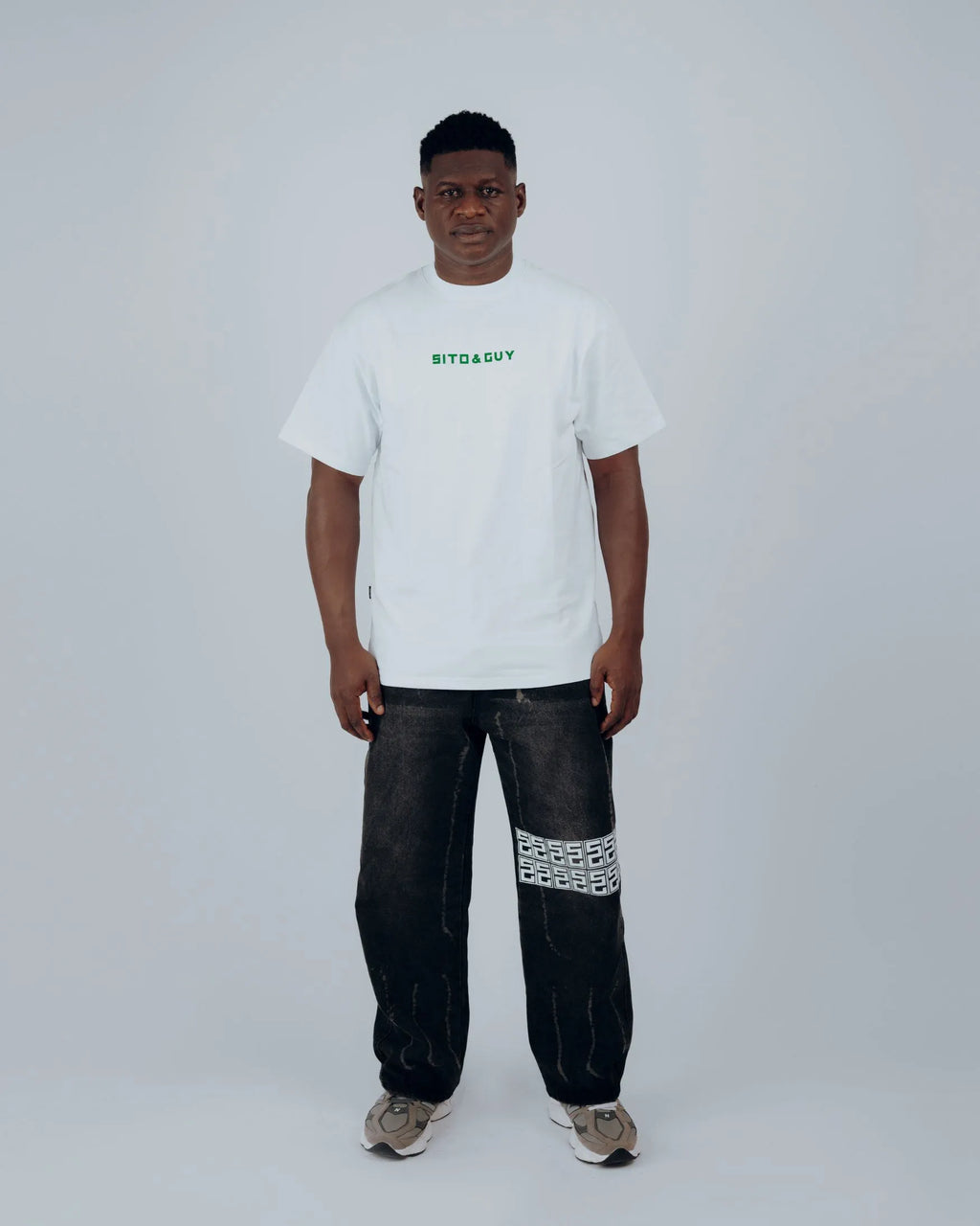 Sito & Guy Urban Stamp T-Shirt in White