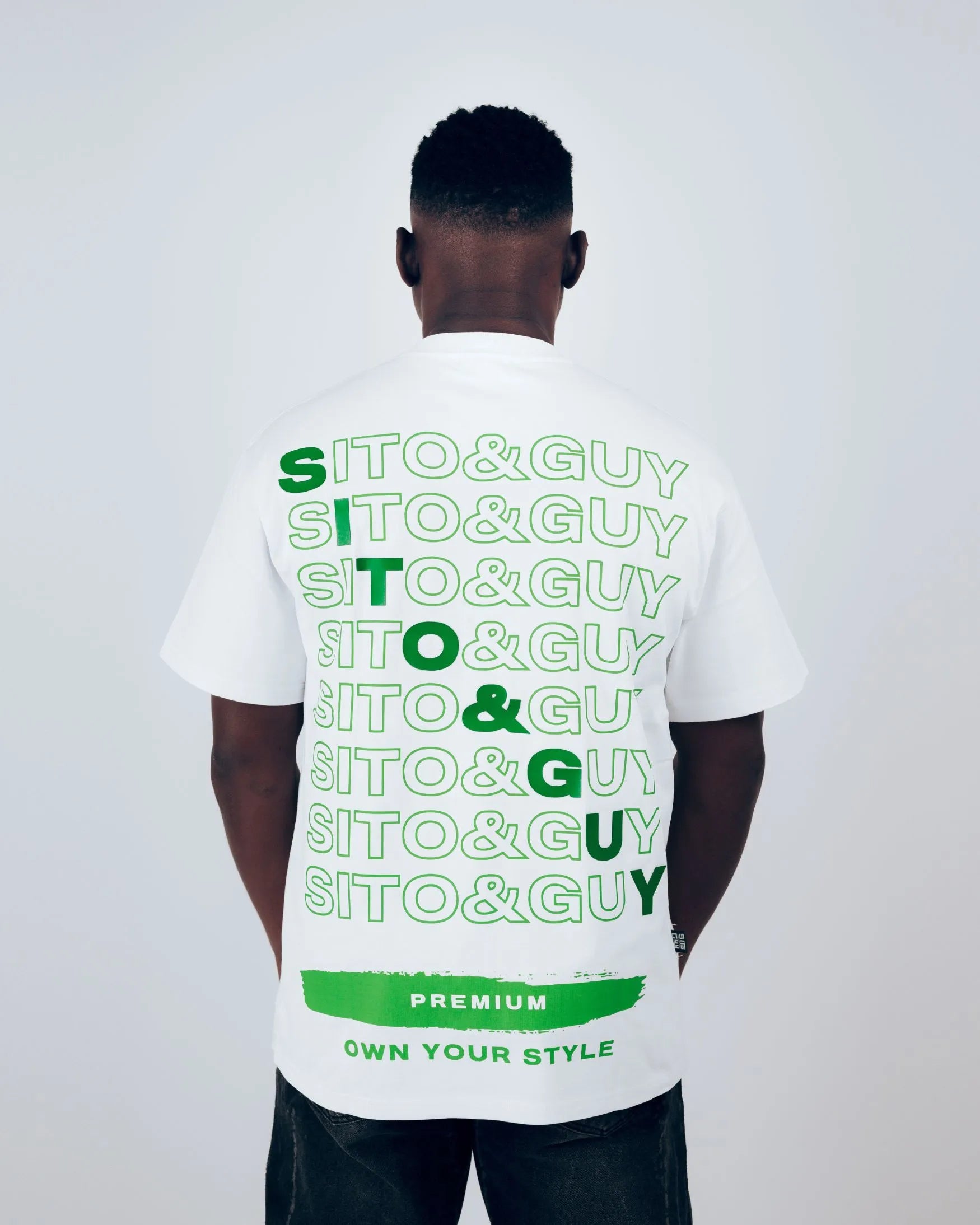 Sito & Guy Urban Stamp T-Shirt in White